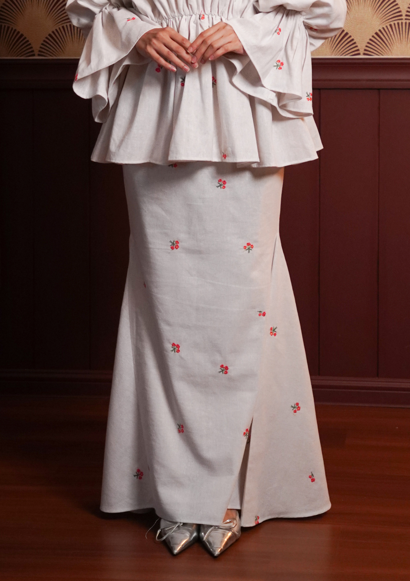 inisaya RAYA26 : Hidangan | Ariel Skirt ( Linen Cotton  )