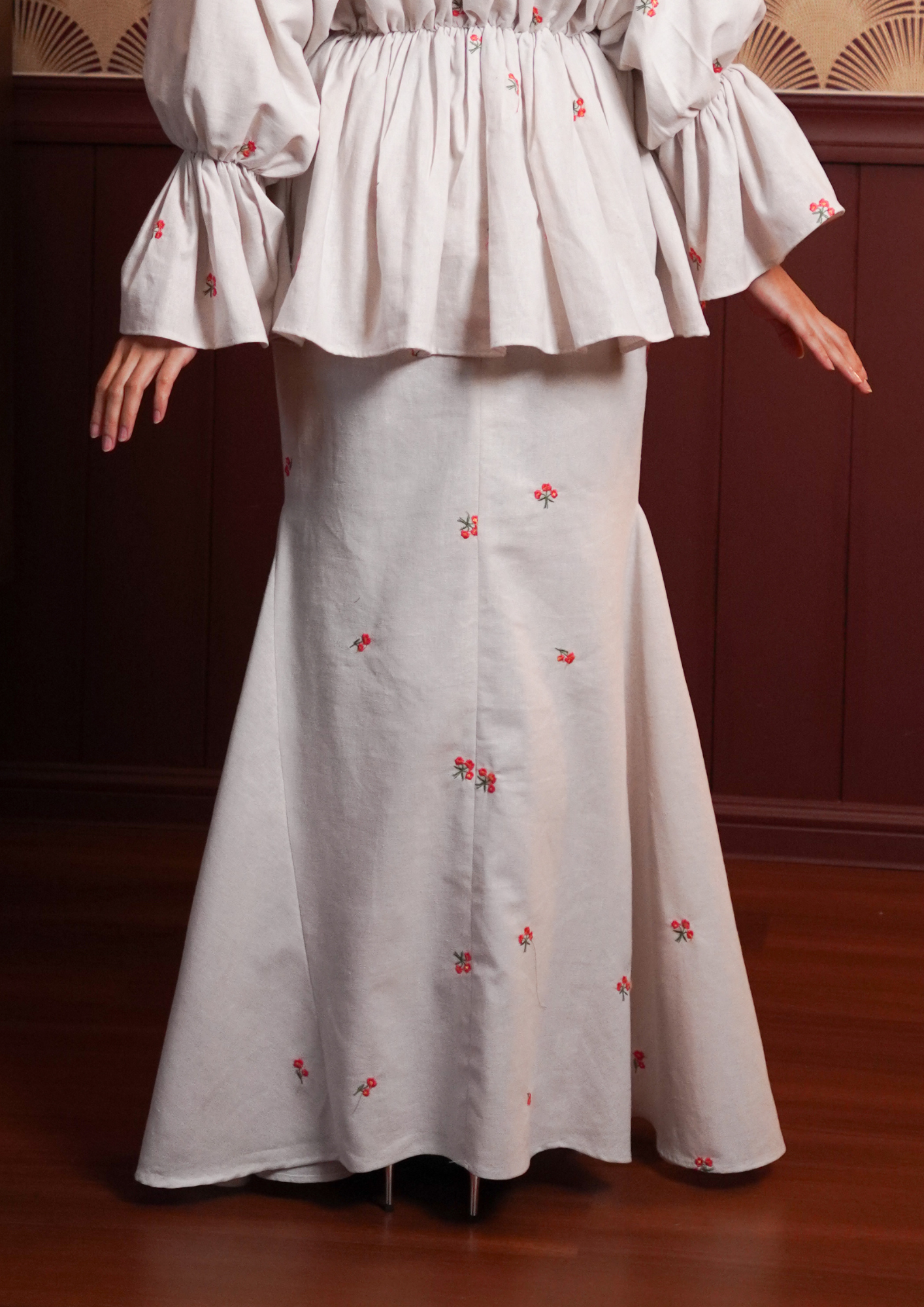 inisaya RAYA26 : Hidangan | Ariel Skirt ( Linen Cotton  )