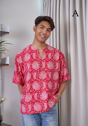 inisaya : Wira shirt ( satin )