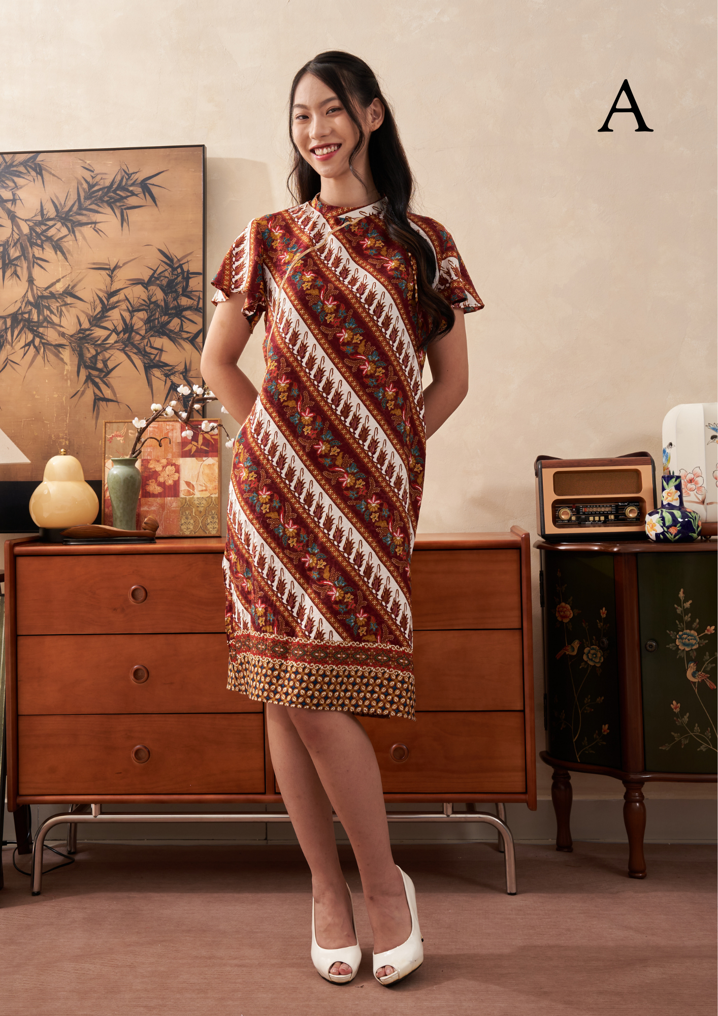 Inisaya LNY 25 : Love | Ling Cheongsam ( WITH SLEEVE )