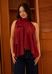 A inisaya LNY26 : Heirloom III | Muifah Top ( Linen )