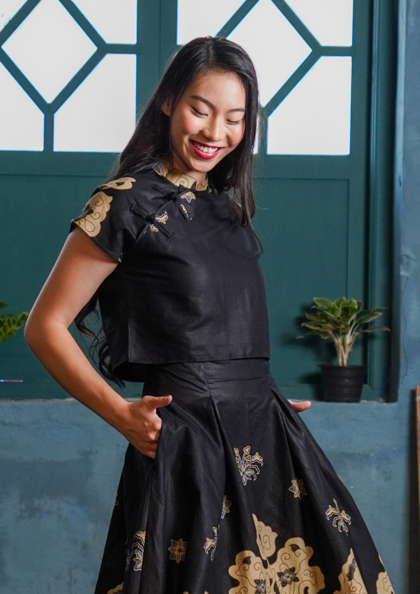 inisaya : kopi couture | hailey top ( black ) PRE ORDER