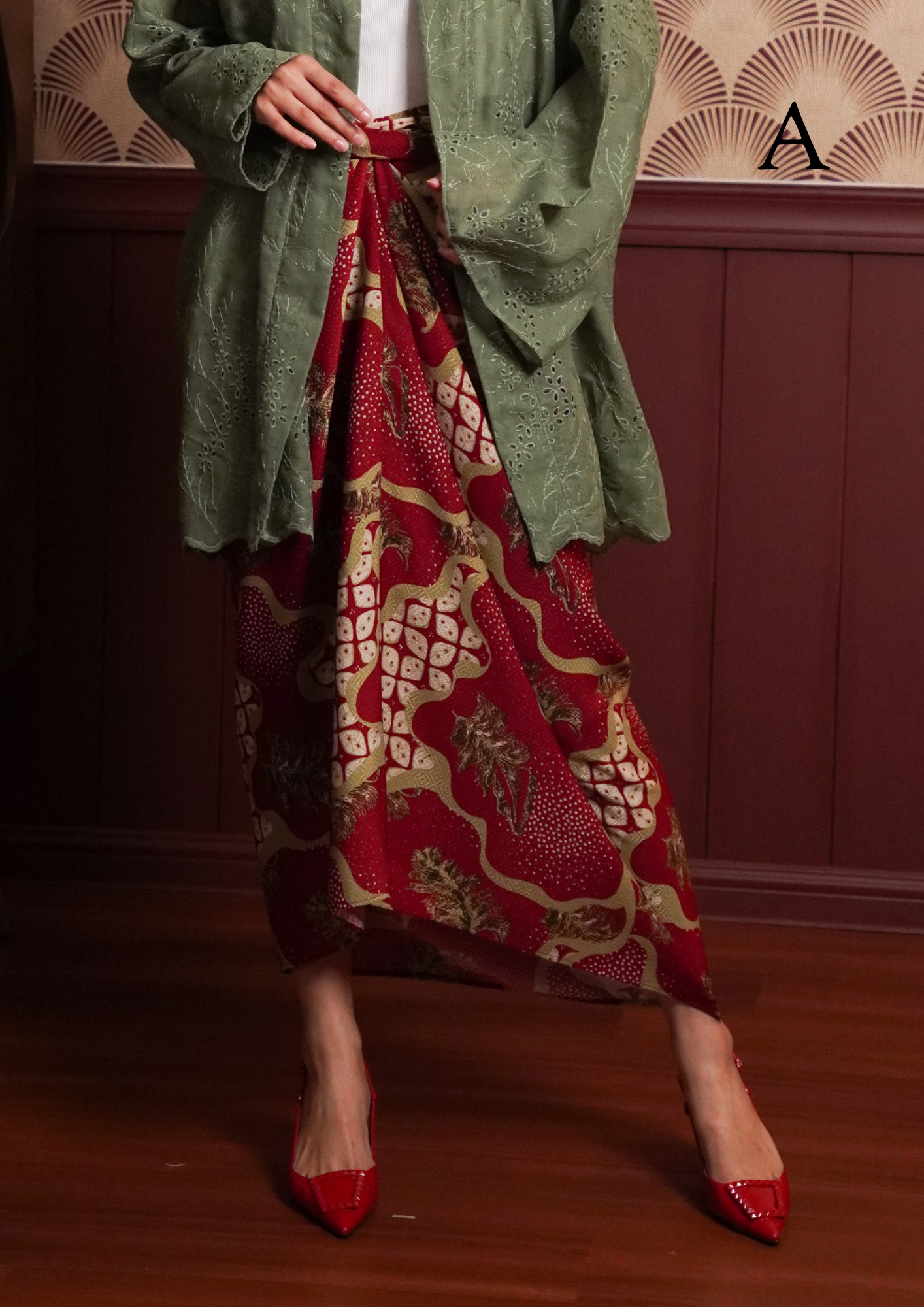 inisaya RAYA26 : Hidangan | Siti Pario Skirt ( Batik )