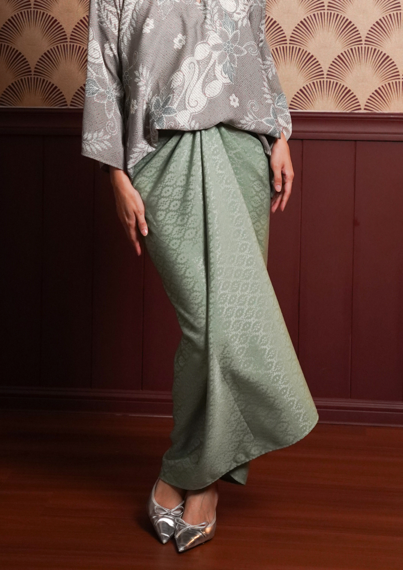 inisaya RAYA26 : Hidangan | Siti Pario Skirt ( Plain )