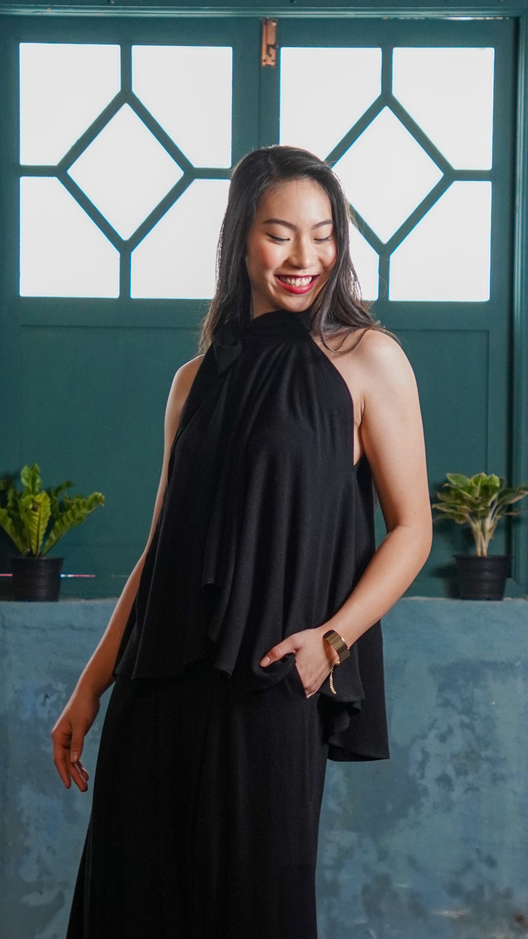 inisaya : kopi couture | muifah top ( black ) PRE ORDER