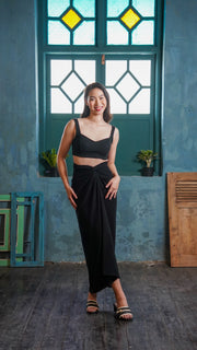 inisaya : kopi couture | siti pario skirt ( black )