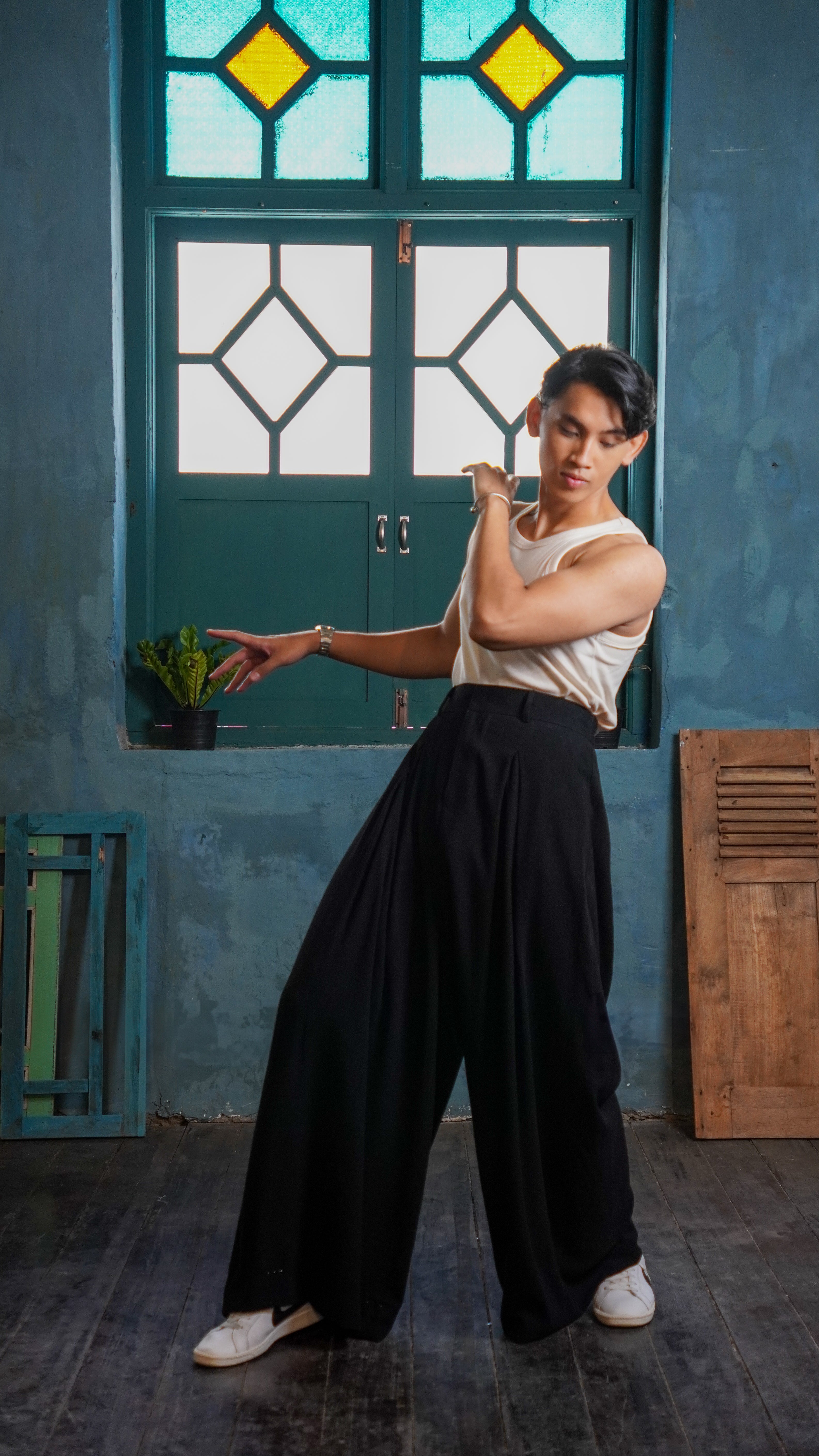 inisaya : kopi couture | alex pants ( black ) PRE ORDER