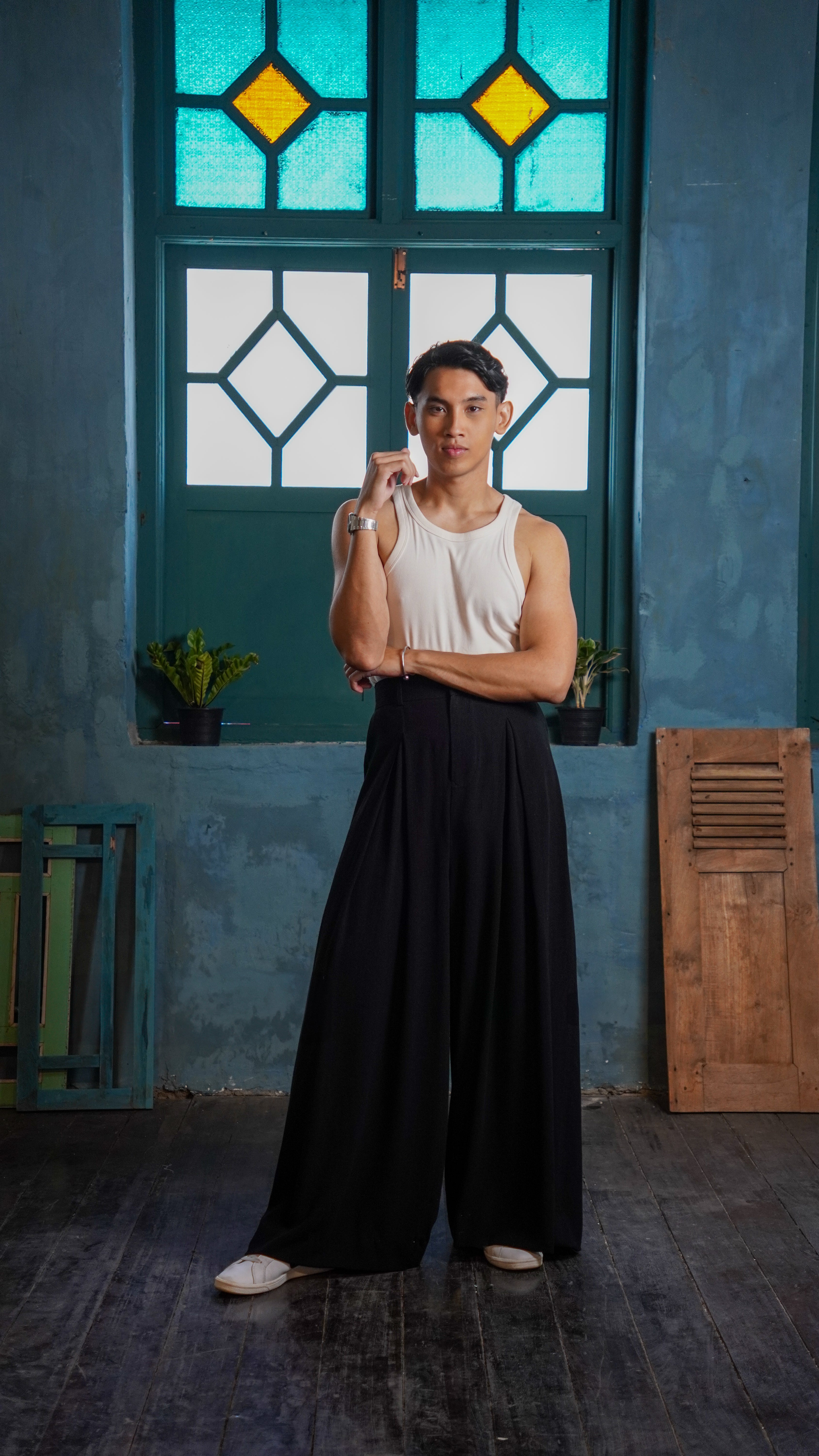 inisaya : kopi couture | alex pants ( black ) PRE ORDER