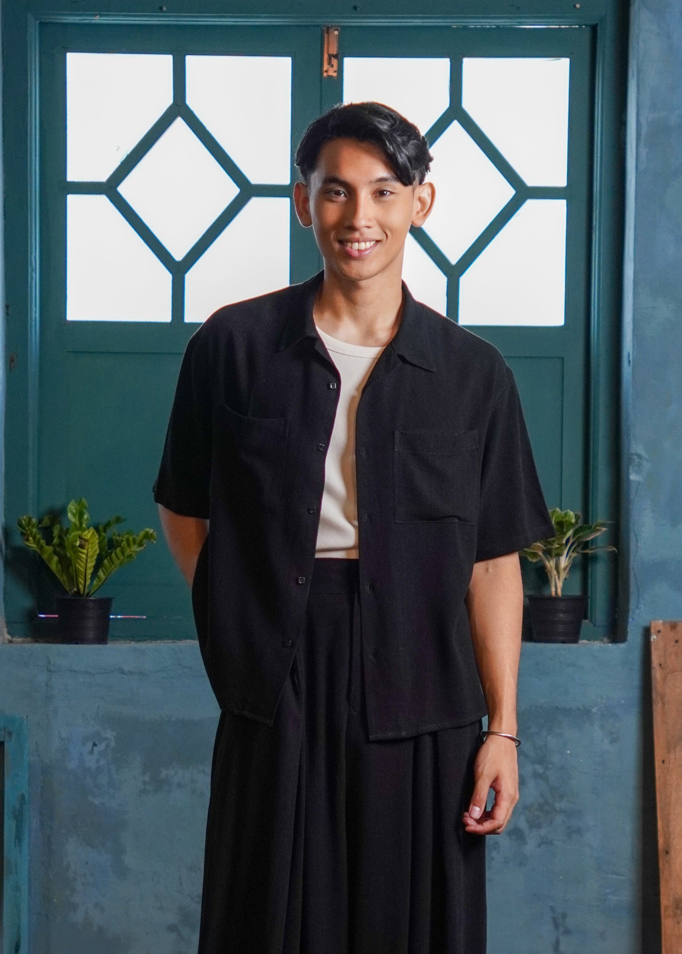 inisaya : kopi couture | xin shirt ( black )