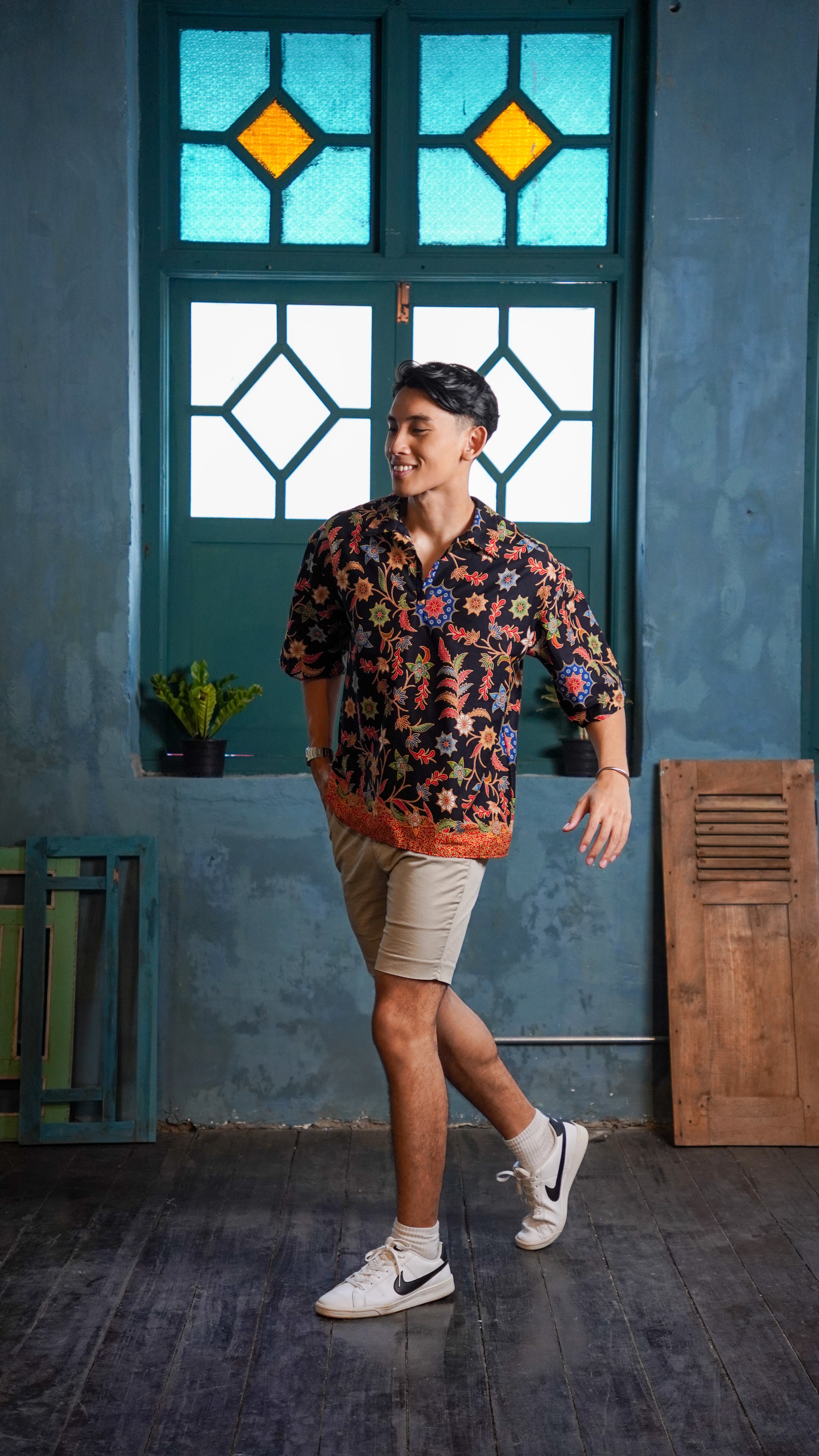 inisaya : kopi couture | skye shirt ( orange ) PRE ORDER